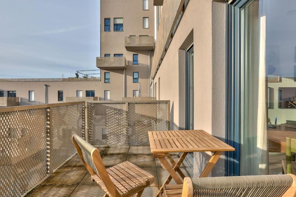 Charmant Appartement Neudorf Ouest Strazburg Dış mekan fotoğraf
