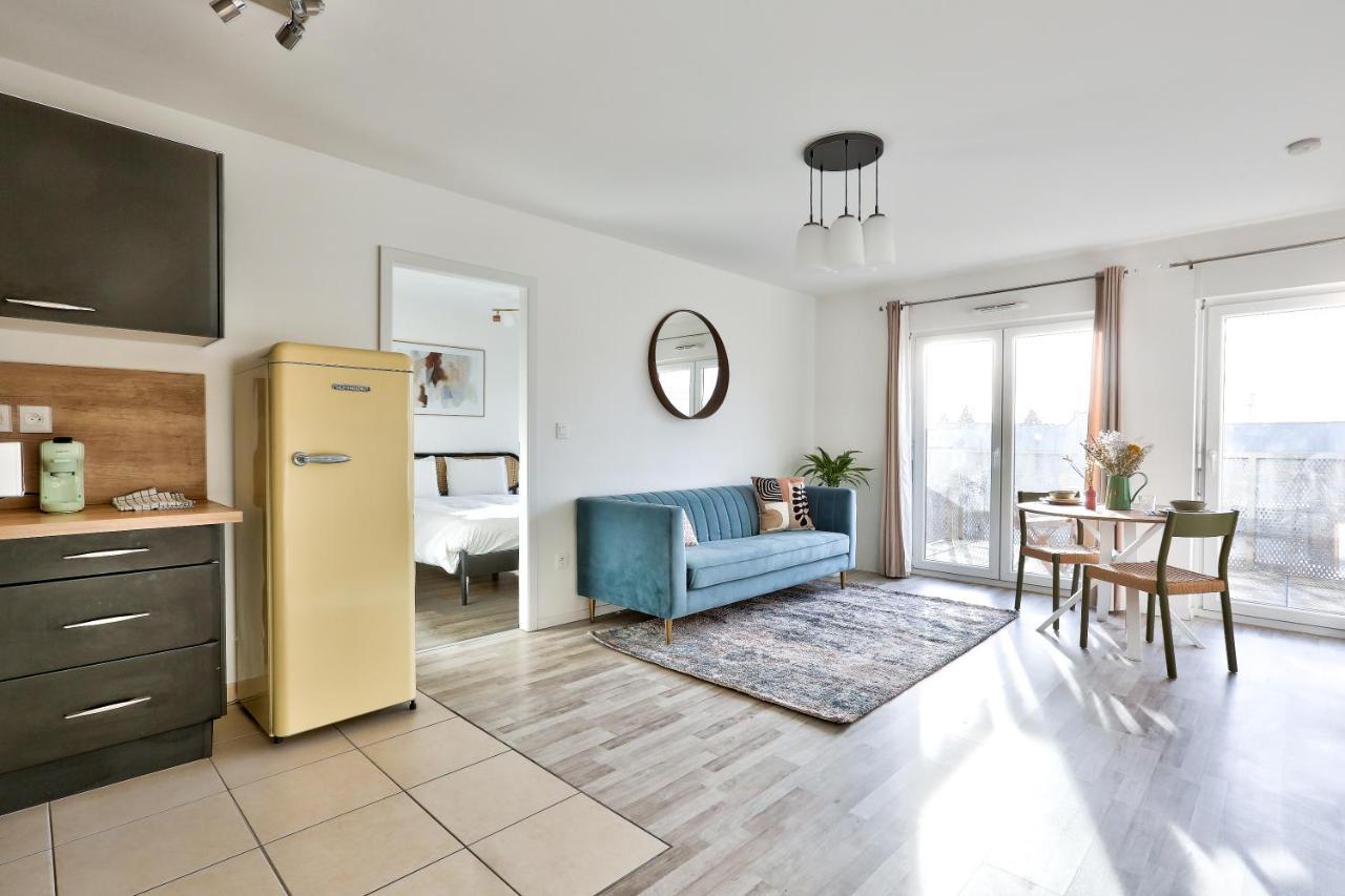 Charmant Appartement Neudorf Ouest Strazburg Dış mekan fotoğraf