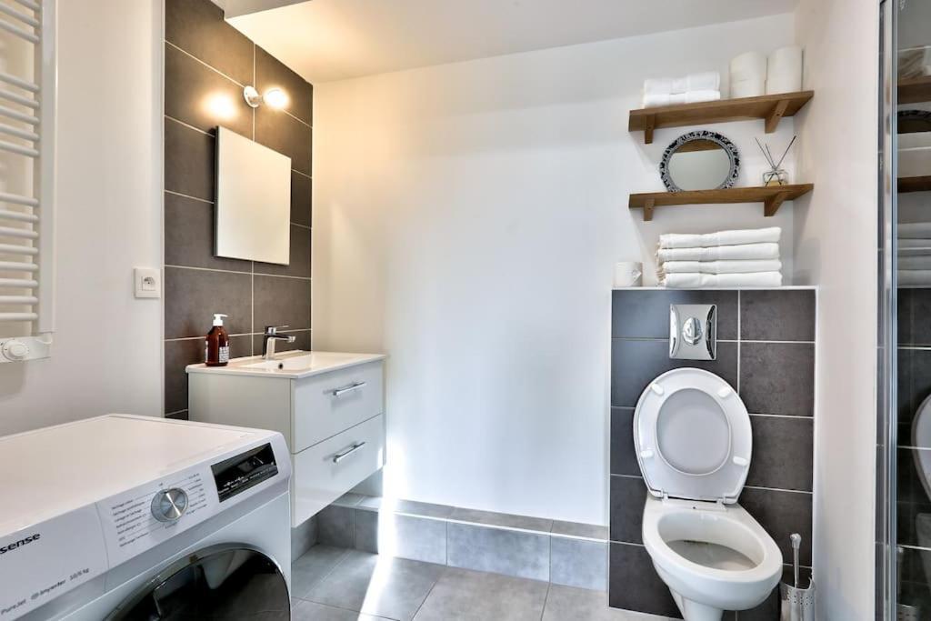 Charmant Appartement Neudorf Ouest Strazburg Dış mekan fotoğraf